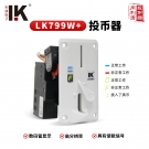 LK799W+百搭白色面板数码显示管投币器